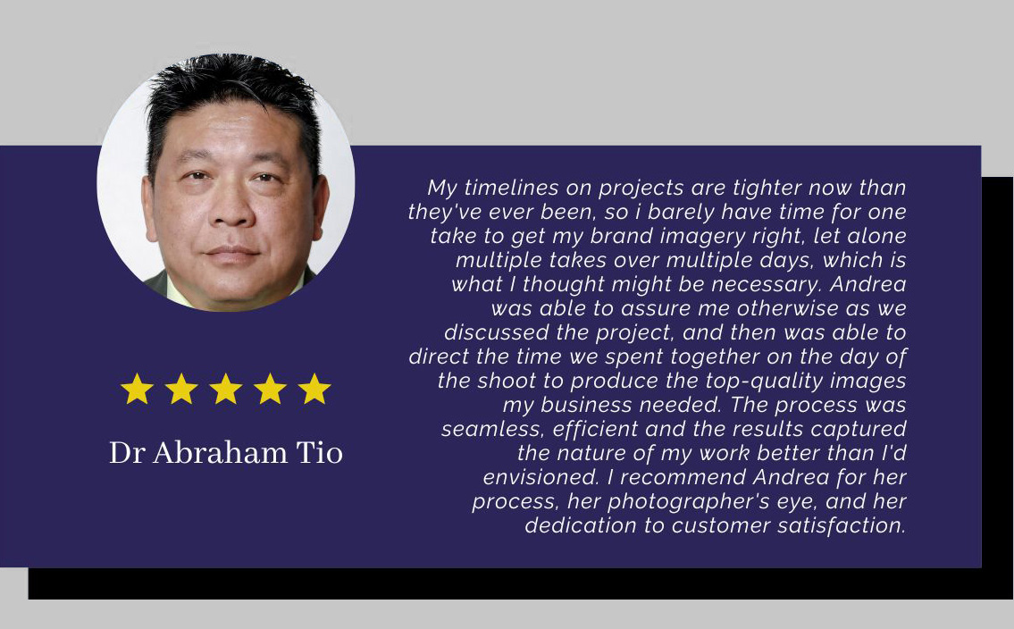 Testimonial for Kamloops Headshot Photographer